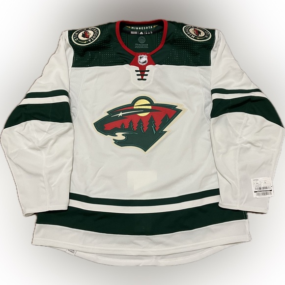 NWT Minnesota Wild Blank MiC Adidas NHL Hockey Jersey Size 54